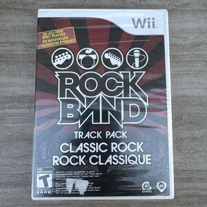 Brand New Sealed Rock Band Track Pack Classic Rock for Nintendo Wii 014633191752